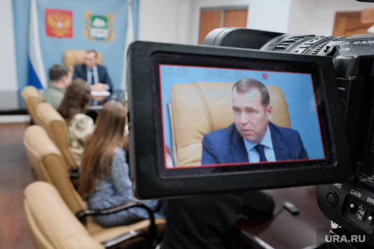 Брифинг врио губернатора Курганской области Шумкова Вадима со СМИ