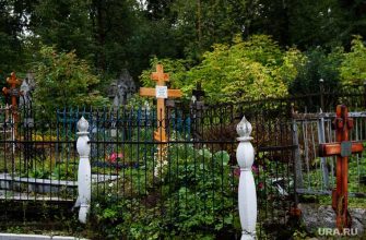 вандализм на кладбище в Омской области