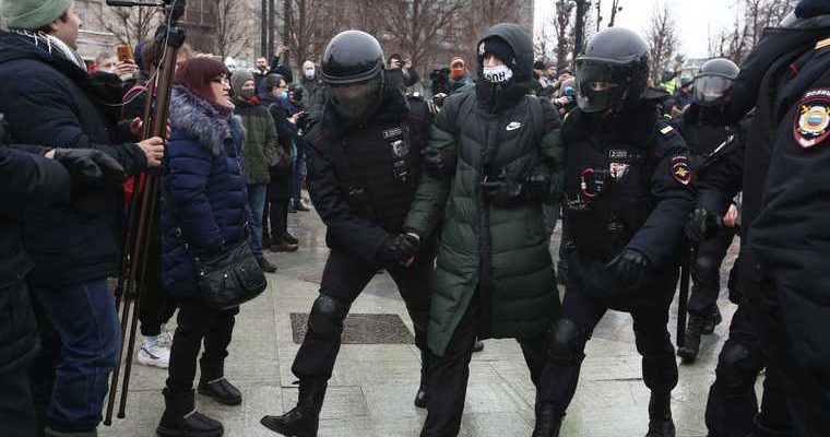 протесты за Навального 31 января