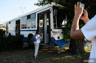 в Лесном автобус въехал в толпу людей
